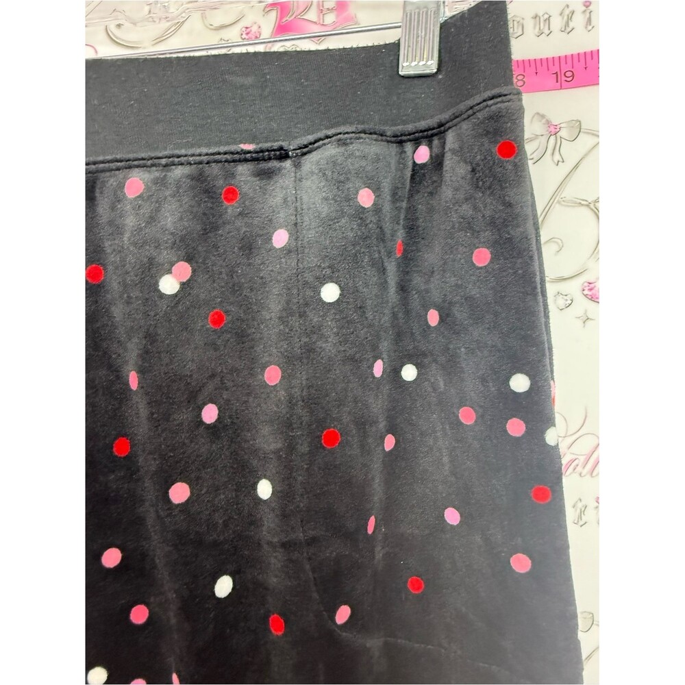 kate spade pants fleece Black Leggings with Pink and White Polka Dots - Picture 5 of 9